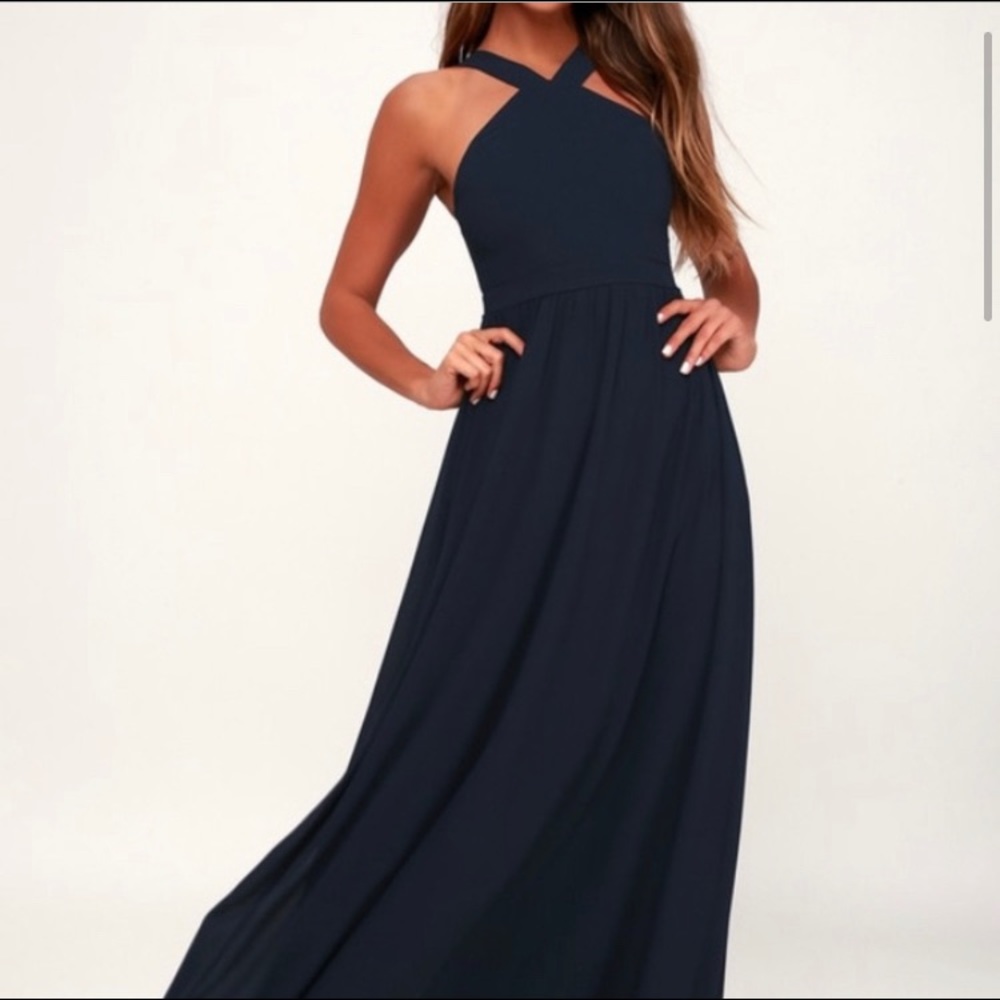 Lulus Blue Dress
